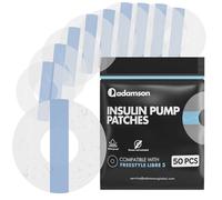 Universal CGM Sensor Patches - 50 Overpatches for Insulin Pumps - Waterproof & Hypoallergenic, 14 Day Hold, Fits Med 630G 670G 770G 780G