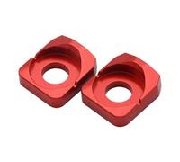 Universal Chain Adjuster Block Compatible with Light X And S Electric Motorcycle Aluminum Motocross Chain Adjuster Compatible With Various E-Bikes(Red)