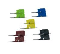 Universal Chip Test Clip Set Professional Electrical Testing Clips Small Clip Test Clamp SDK08 Chip Test Hook Clips for Chip Maintenance and Repair 10PCS Multicolor