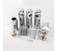 Universal Chrome Brackets for Heated Towel Rails