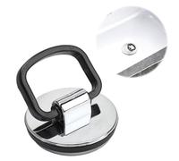 Universal Chrome Sink Plug Replacement 45mm Bath Drain Stopper with Easy Grip Handle and Rubber Seal Polished Effect Bath Plug Replacement for Bathroom Kitchen Sink Wash Basin Bathtubs