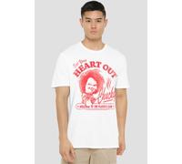 Universal Chucky Eat Your Heart Out T-Shirt, White | Size: 2XL Universal White 2XL
