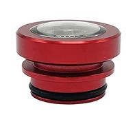 Universal Cigarette Lighter Plug Cover Compass Style Billet Aluminum Cigarette Lighter Plug Fitment Fits Most Red Car Decoration