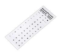 Universal Clear Russian Keyboard Sticker Language Alphabet Black White Label For Computer Protection Dust Laptop PC Accessories