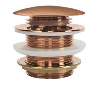 Universal Click-Clack Plug Rea Brushed Copper, Brass