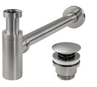 Universal Click-Clack Siphon Rea Brushed Nickel, Brass