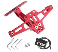 Universal CNC Motorcycle License Number Plate Bracket Light Rear Turn Signal Lamp Holder Aluminum Eliminator Kits Motorcycle plate holder