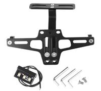 Universal CNC Motorcycle License Number Plate Bracket Light Rear Turn Signal Lamp Holder Aluminum Eliminator Kits Motorcycle plate holder