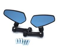 Universal CNC Motorcycle Rearview Mirror Blue Anti-glare Convex For YAMAHA FZ1 FZ8 XMAX VMAX NMAX MT-07 MT-09 FZ-07 FZ-09