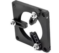 Universal Coaxial Lens Holder, Variable Diameter Three-Claw Holder, Round Lens Self-Centering Mount, Variable Diameter 0-40mm, for Optical Experiments(Flat clamp)