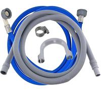 SPARES2GO Universal Cold Water Fill Long 3.5m Inlet Pipe + 2.5m Drain Hose Extension Kit