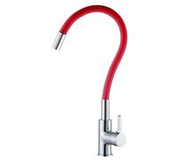 Universal Colorful Kitchen Sink Faucet, Rotating Hot & Cold Mixer with Flexible Hose (Black) - Perfect for Modern Home Décor, Durable & Easy to Install