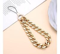 Universal colourful acrylic chainmobile phone chain wrist strap chainmobile phone lanyardmobile phone pendant phone chain key ringmobile phone beltmobile phone jewellery hanging chain hand strap