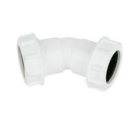 Universal Compression Waste Bend 135 (45°)° 32MM, Polypropylene Construction, 1 in Pack
