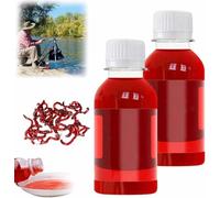Universal Concentrated Red Worm Liquid Bait,Liquid Fish Attractant Enhancer With Red Worm Scent,Powerful Attraction,Fish Lure Attraction Enhancer,For Freshwater And Saltwater Fishing,2pcs