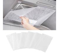 Universal Cooker Hood Filter Replacement Paper, Grease Extractor, Cut to Size, 43 x 45 cm, 12 Pack