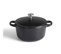 Universal Cookware - 10cm Cast Iron Casserole Pot - Suitable for All Hobs & Oven Cooking