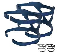 Universal CPAP Headgear 2 Pack, Hersvin Replacement Headband Straps Compatible with Most Nasal, Full-Face Sleep Apnea Masks (Blue)