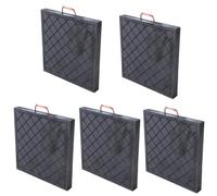 Universal Crane Outrigger Pads - Non-Slip Leveling Pads for Cranes and Wreckers - Durable Ground Protection with Textured Surface