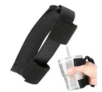 Universal Cuff Utensil Holder Adaptive Eating Aid Secure Gripping Strap Versatile Support Comfortable Hand Fit Universal Cuff Holder Helps Seniors Disabled Limited Strength Improve Mealtime