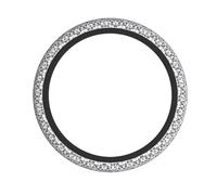Universal Cute Penguins Sketch Print Steering Wheel Cover – Breathable Car Steering Wheel Cover for Cars, Trucks, SUVs, and ATVs
