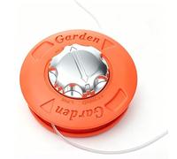 Universal Cutter Head Line M10 x 1.25 Left, Reinforced Nylon Thread 2.4 mm, Aluminium Head for Brush Cutter, Brush Cutter and Lawnmower, Universal Trimmer Head with 2 m Thread Length