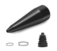 Universal CV Boot, Durable Constant Velocity Joint Stretch CV Boots with Installation Mount Cone Tool Joint Boot Kit with 2 Clamps For Various Cars