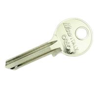 Universal Cylinder Steel Blank Key (Pack of 10) in Silver Universal Silver