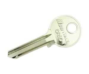 Universal Cylinder Steel Blank Key (Pack of 10) in Silver Universal Silver