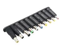 Universal DC Barrel Jack Adapter - 10Pcs DC Tip Set, 5.5 x 2.1mm Compatible with HP Dell Lenovo Toshiba Sony Laptops [PZ77]