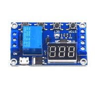 Universal DC6-30V Timer Relayed Module Wide Voltage Range Emergency Stop Function Timer for Intelligent Control