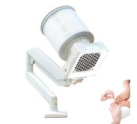 Universal Desktop Fixed Nail Duster, Nail Dust Collector with LED Light, Adjustable Angle Metal Bracket, Desktop Fixed Base, Changeable Filter, Vertical Vacuum for Home Salon