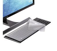 Universal Desktop Keyboard Silicone Protector Cover Clear Film Skin Computer PC
