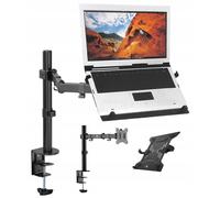 Universal Desktop Laptop Mount Maclean Adjustable Steel Black Model MC-883