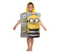 UNIVERSAL DESPICABLE ME Despicable Me 'Jailbird' Kids Poncho, Cotton, Multicolour, 50 x 0.04 x 115 cm