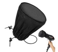 Universal Diffuser for Hairdryer, Foldable Hair Diffuser Attachment for Curly & Wavy Hair, Babyliss Diffuser Attachment Compatible, Heat Protection Diffuser Sock with Elastic Band for Travel