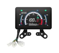 Universal Digital Motorcycle For Speedometer RPM Tachometer Water Temperature Gauge 2 Units Odometer Dashboard