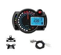 Universal Digital Motorcycle Odometer Meter 12V Instrument 7 Colors Dashboard Dashboard Tachometer Gauge