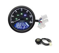 Universal Digital Motorcycle Panel Moto Dashboard 12000RPM Kmh/mph Tachometer Supplies Dashboard Tachometer Gauge