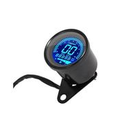 Universal Digital Motorcycle Screen Speedometer Odometer Techometer Fuel Gauge For Harle&y 1-4 Cylinders Odometer(Black)