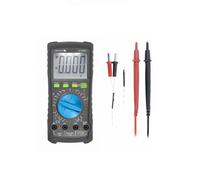 Högert Technik - Digital multimeter up to 2000 V / 400 mA I NCV I thermocouple I LCD screen I rubber coating I ergonomic and compact I includes measuring cable I HT1E606