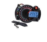 Universal Digital Tachometer Motorcycle 7 Colors Dashboard Odometer Meter Instrument Adjustable 299KM/H Dashboard Tachometer Gauge