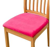 Universal Dining Chair Covers, 4-Pack, Non-Slip, Soft Velvet Stretch Protection for Home Decor, Dining Room & Hotel Chairs - Stylish &
