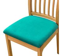 Universal Dining Chair Covers, 4-Pack, Non-Slip, Soft Velvet Stretch Protector for Home Décor, Ideal for Dining Rooms & Hotel Chairs