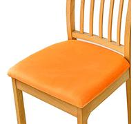 Universal Dining Chair Covers, 4-Pack, Non-Slip Soft Velvet Stretch Protector for Home Decor, Ideal for Dining Room & Hotel Chairs