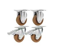 Universal Directional Wheels with Brake 3" 4" 5" Sizes High Temperature Resistant Impact Resistant Perfect for Heavy Duty Equipment and Furniture Mobility