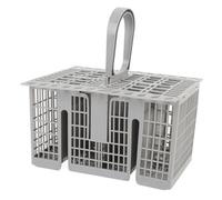Universal Dishwasher Utensils Cutlery Basket Devoid of BPA Multifunctional Storage Basket with High Temp Withstanding PP Material Multi Compartment Design for Utensils Forks
