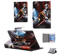Universal Disney ~ Tablet Cases For 7 7" 8 8" 9.7 9.7" 10.1" inch ~ Kids Tab Cover Heros & Frozen Family ~ (Universal 7" (7" Inch), Star Wars)