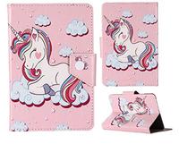 Universal Disney ~ Tablet Cases For 7 7" 8 8" 9.7 9.7" 10.1" inch ~ Kids Tab Cover Heros & Frozen Family ~ (Universal 10" (10.1" Inch), Unicorn)
