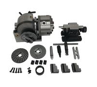 Universal Dividing Head BS-0 4 Inches 5 Inch CNC 4th Rotary Axis 100mm 125mm 3 Jaw Chuck Tailstock Center Height 100mm BS-0 5 Inch